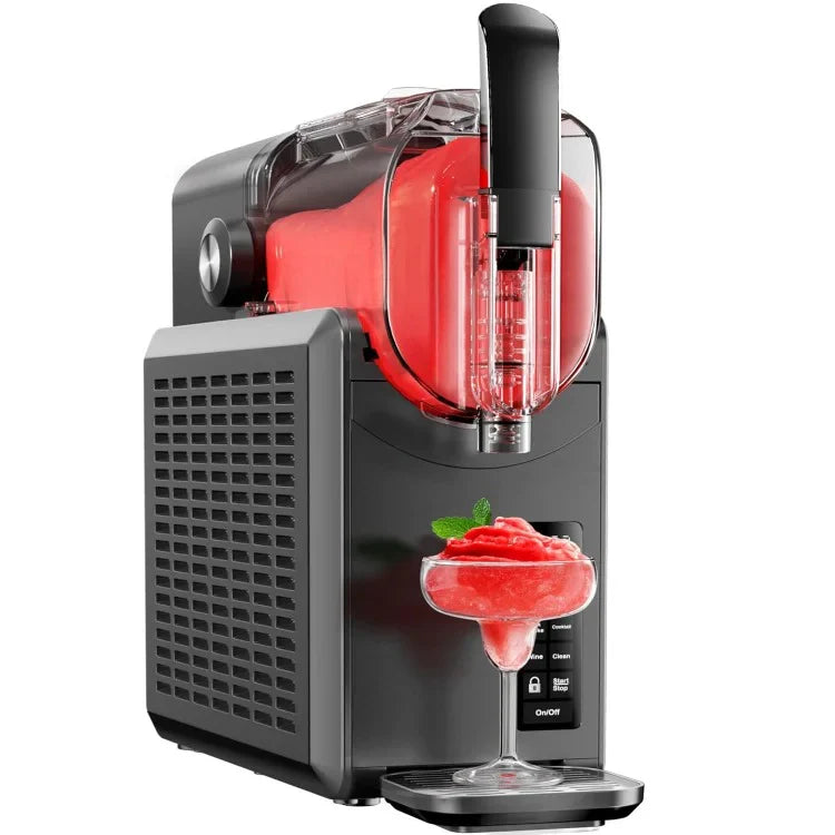 EUHOMY 88oz Slushie Machine, No Ice Needed Slushy Machine for Home, Professional Frozen Drink Maker, Self-Cleaning, 5 Preset Programs, Frozen Margaritas, Frappés, Milkshake.