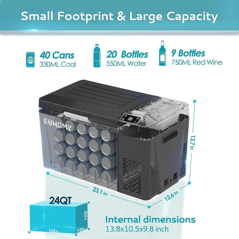 ❄Car Refrigerator 12/24V DC 110-240V AC❄