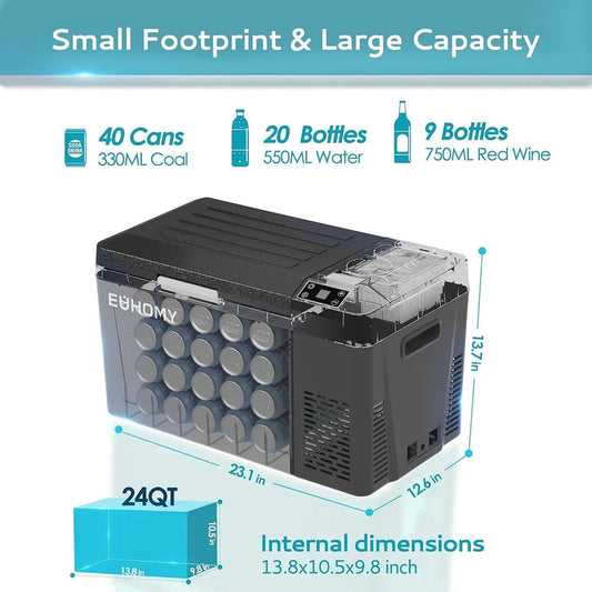 ❄Car Refrigerator 12/24V DC 110-240V AC❄